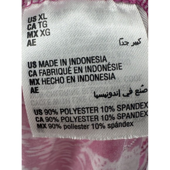 JM Collection Top XL Cute Floral Stretch Knit Short Sleeve Shirt Blouse Pink - Picture 4 of 8